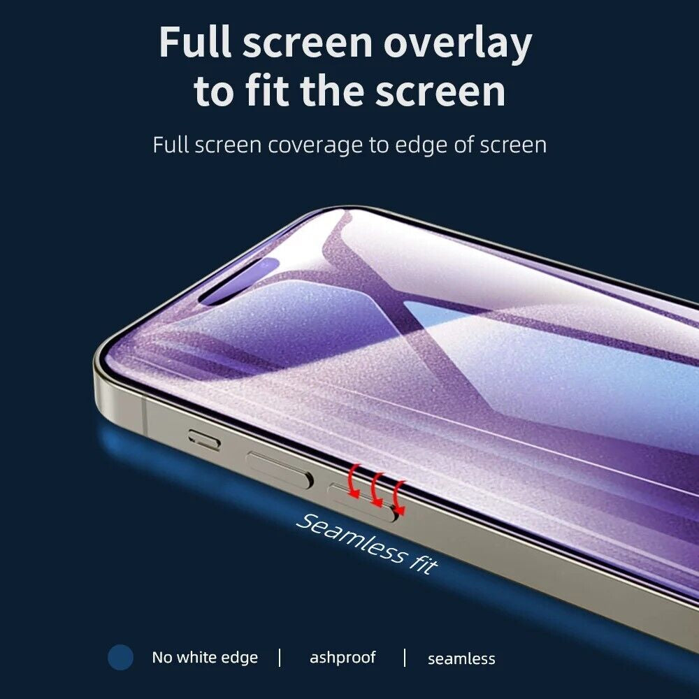Screen Protector for Iphone 17 16 15 14 13 12 11 Pro Max plus X Hydrogel Full