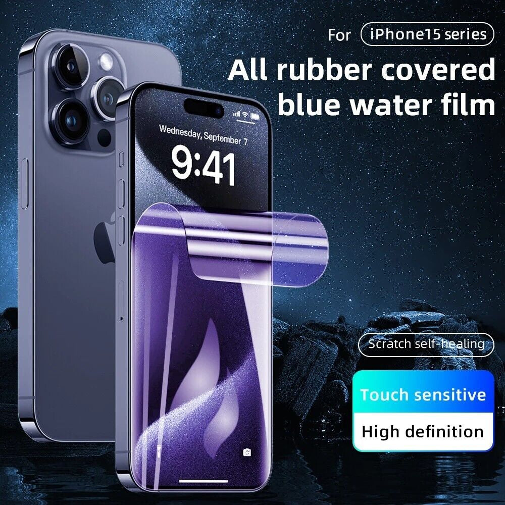 Screen Protector for Iphone 17 16 15 14 13 12 11 Pro Max plus X Hydrogel Full